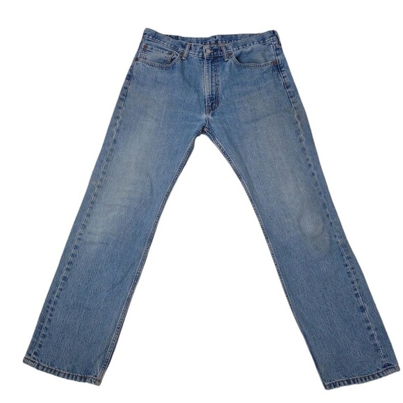 Levi’s 505 36 x 32 Distressed Straight Leg Work Jeans - Picture 5 of 11